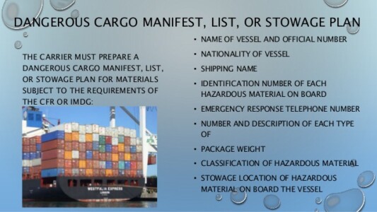 HAZMAT – IMDG Code HAZMAT – IMDG Code